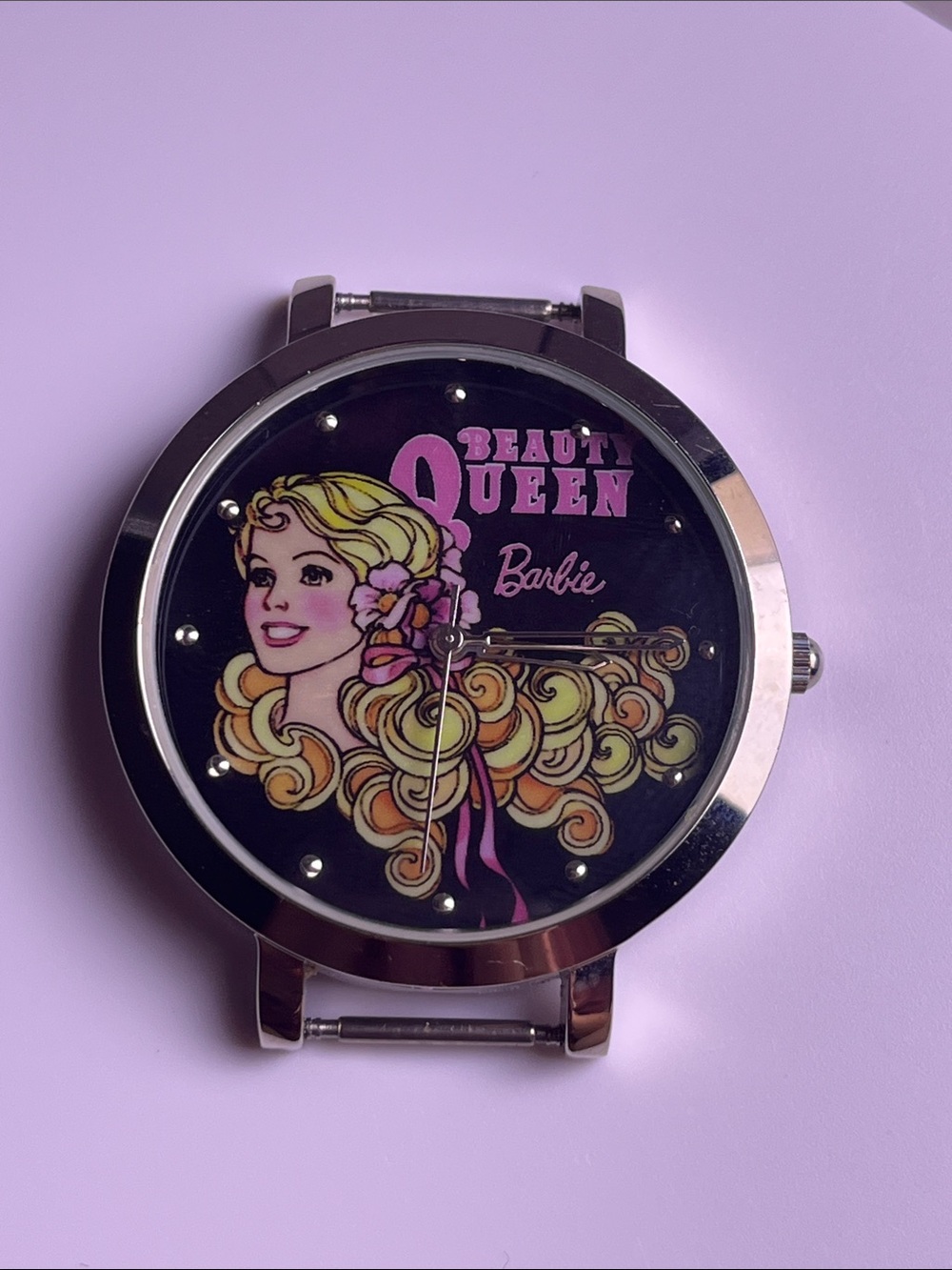 Avon Barbie Beauty Queen Watch  NEW BATTERY 38mm